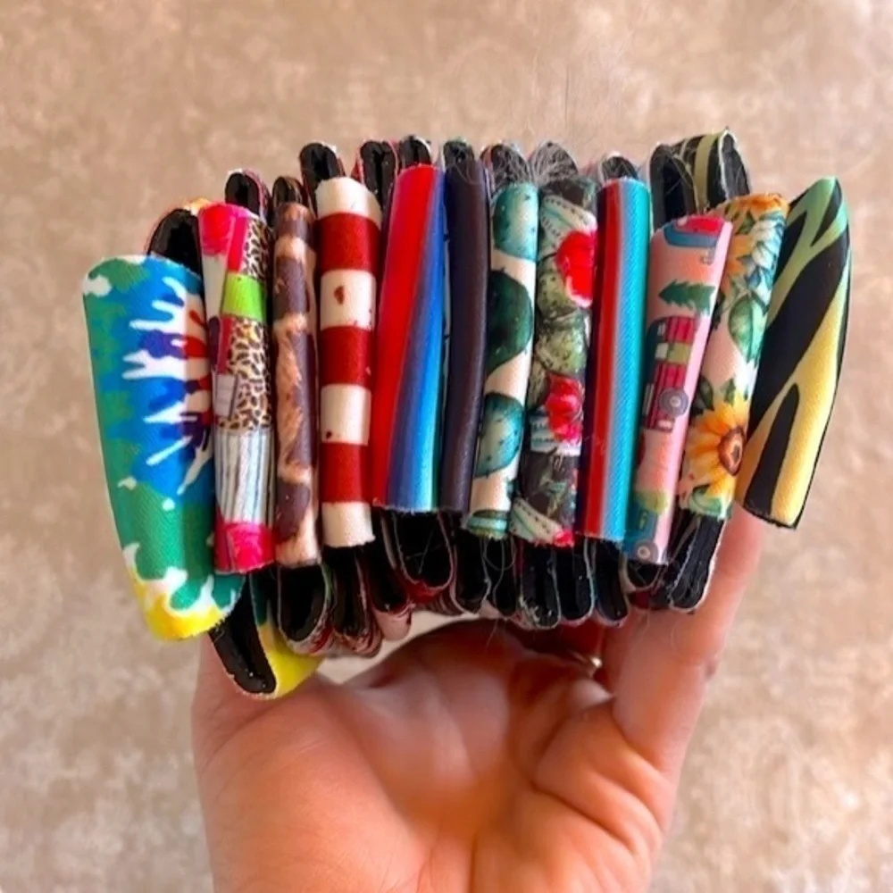 Brand New Set of 12 Colorful White Claw Skinny Can Cooler Hard Seltzer Coozies